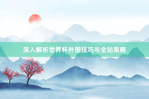 深入解析世界杯外围技巧与全站策略